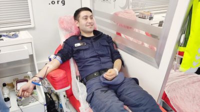 Yozgat İl Jandarma Komutanlığı tarafından, kan bağışının önemine dikkat çekmek