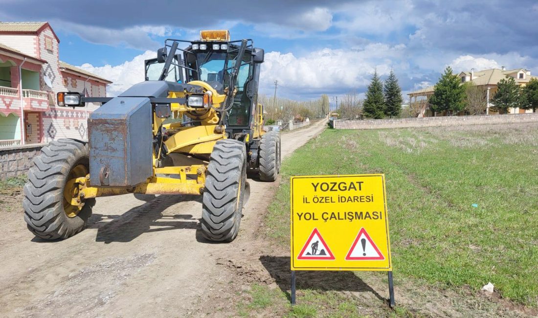 Yozgat İl İdaresi, Sazlıdere köyünde yürütülen yol iyileştirme ve altyapı