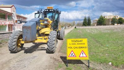 Yozgat İl İdaresi, Sazlıdere köyünde yürütülen yol iyileştirme ve altyapı