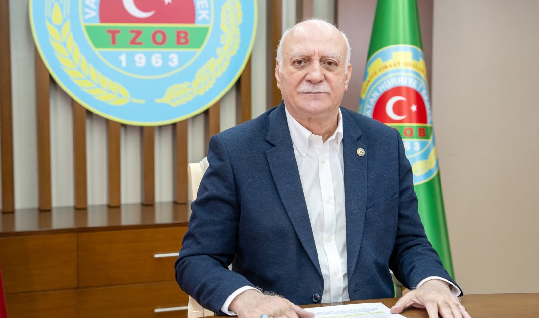 Türkiye Ziraat Odaları Birliği (TZOB) Genel Başkanı Şemsi Bayraktar, ülkemizin
