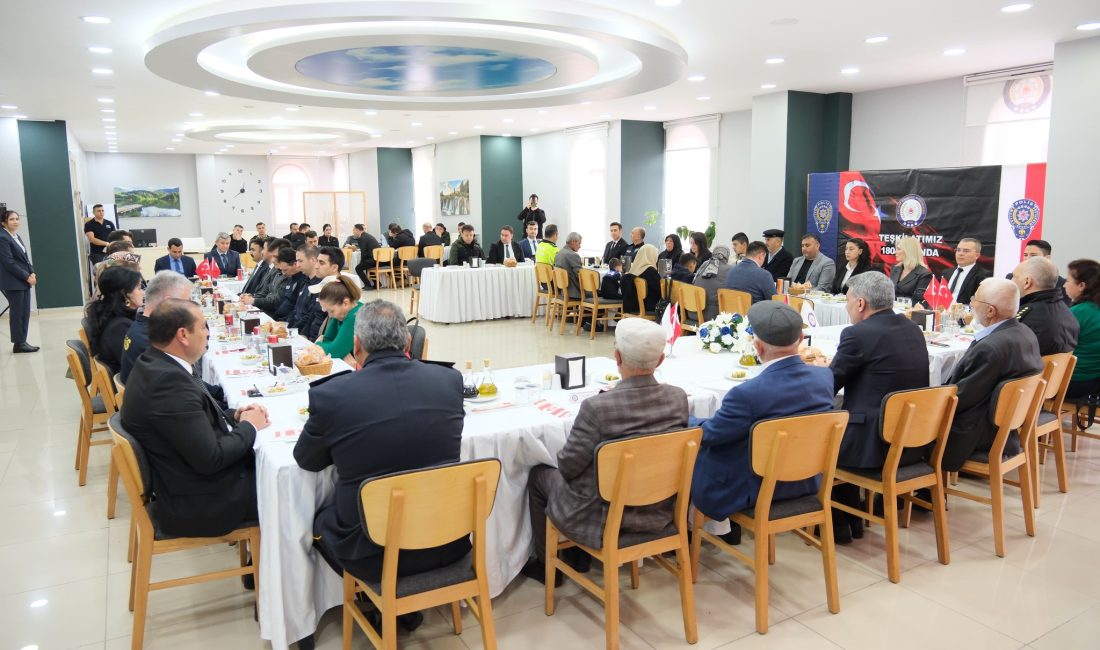 Yozgat Valisi Mehmet Ali Özkan, İl Emniyet Müdürlüğü tarafından Polisevi’nde