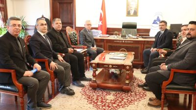 Yerköy Belediye Başkanı Fatih Arslan, Yozgat Belediye Başkanı Kazım Arslan’ı