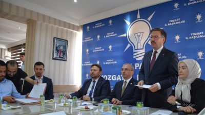 AK Parti Yozgat İl Başkanlığı’nın ev sahipliğinde düzenlenen Genişletilmiş Siyasi