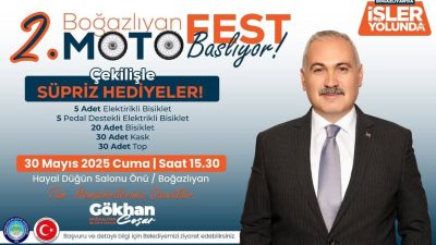 Boğazlıyan Belediye Başkanı Gökhan Coşar, motor tutkusu ve çocuklar için