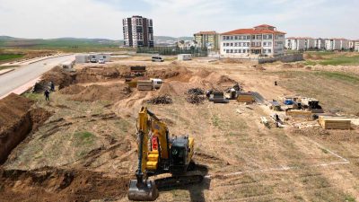 Boğazlıyan Belediyesi tarafından hayata geçirilen Yuvam Konutları Projesi’nde saha çalışmaları