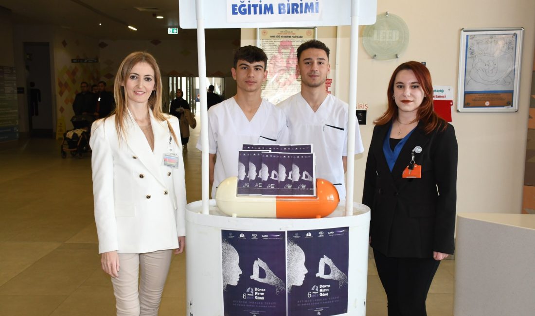 6 Mayıs Dünya Astım Günü dolayısıyla Yozgat Şehir Hastanesi’nde anlamlı