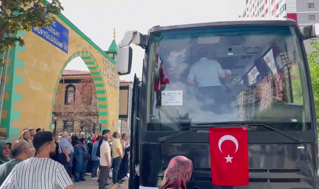 Yozgat'ta, 2025 yılı hac görevini yerine getirecek son kafile, düzenlenen
