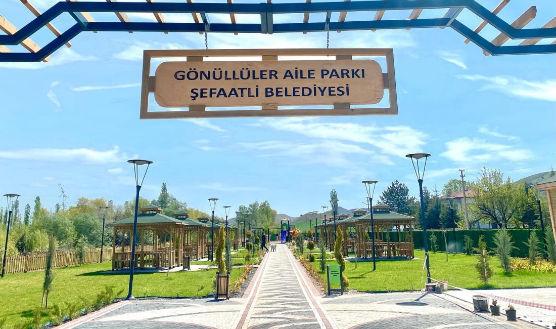 Şefaatli Belediyesi tarafından Yeni Mahalle’de yapımı tamamlanan “Gönüllü Parkı”, vatandaşların