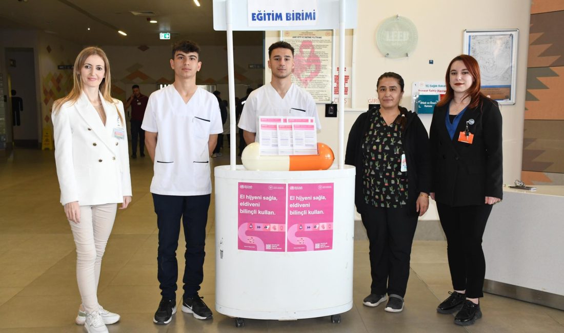 Dünya El Hijyeni Günü kapsamında Yozgat Şehir hastanesinde düzenlenen etkinlikle