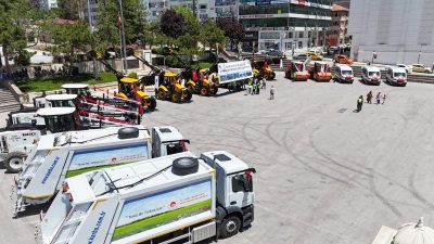 Yozgat İl Özel İdaresi filosu, kırsal altyapı hizmetlerinde kullanılmak üzere