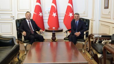 Kırgızistan'ın Ankara Büyükelçisi Ruslan Kazakbaev, Yozgat Valisi Mehmet Ali Özkan’ı