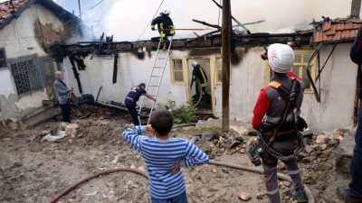 Yozgat Yurt Ay Derneği, kısa süre önce evinde çıkan yangın