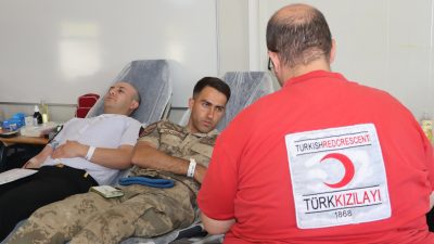 Yozgat İl Jandarma Komutanlığı, Türk Kızılayı ile iş birliği içerisinde