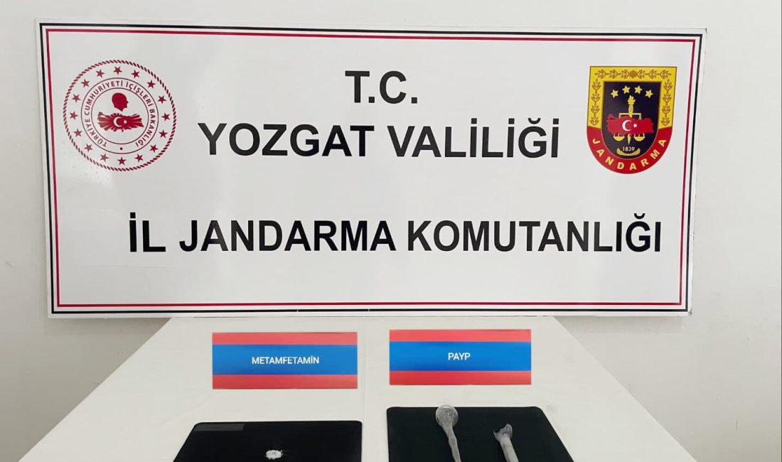 Yozgat İl Jandarma Komutanlığı ekipleri, uyuşturucuyla mücadele kapsamında gerçekleştirdikleri operasyonda
