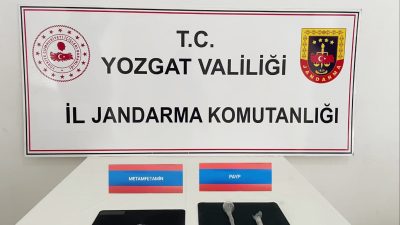 Yozgat İl Jandarma Komutanlığı ekipleri, uyuşturucuyla mücadele kapsamında gerçekleştirdikleri operasyonda