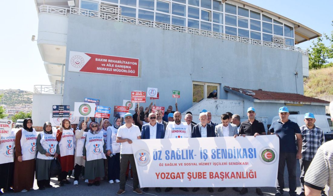 Yozgat’ta, HAK-İŞ Konfederasyonuna bağlı sendikaların katılımıyla basın açıklaması düzenlendi. Bakım