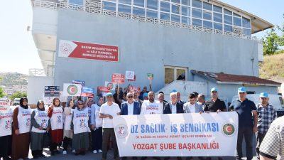 Yozgat’ta, HAK-İŞ Konfederasyonuna bağlı sendikaların katılımıyla basın açıklaması düzenlendi. Bakım