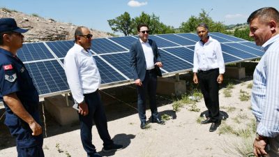 Saraykent Kaymakamı Mete Öztürk, Çiçekliköyü’nü ziyaret ederek çeşitli yatırımları yerinde