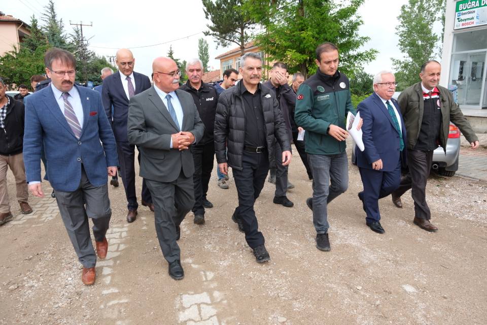 Yozgat Valisi Mehmet Ali Özkan, hafta sonu etkili olan şiddetli