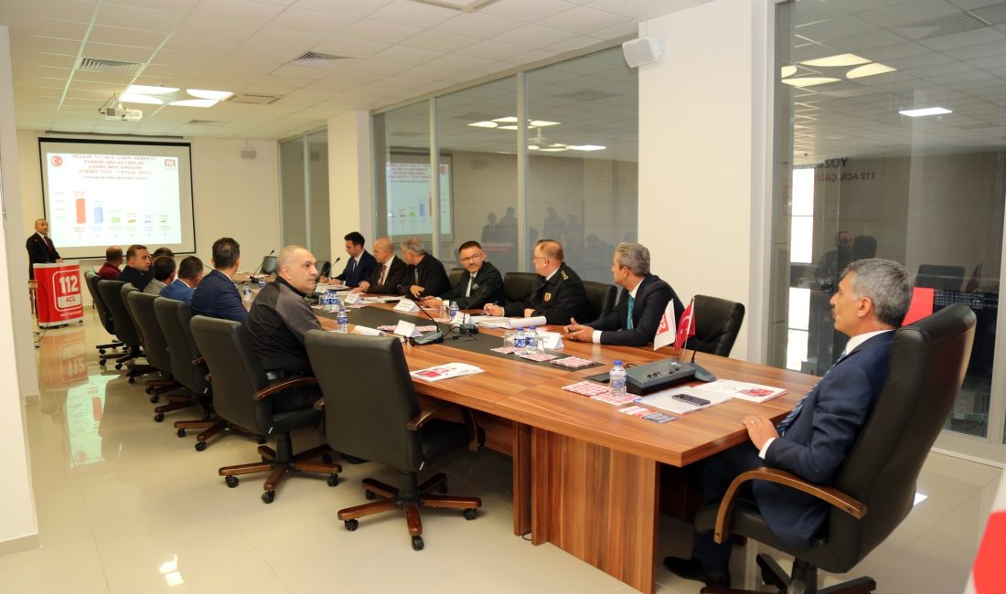 Yozgat Valiliği’nin 112 Acil Çağrı Merkezi’ne yönelik gerçekleştirdiği bilinçlendirme çalışmaları