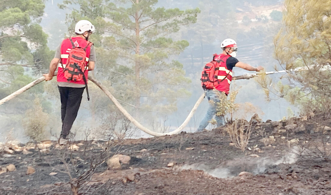 Alperen Ocakları Genel Başkan Yardımcısı Mustafa Çıtak, yangınlara karşı yürütülen