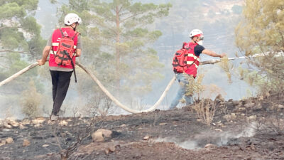 Alperen Ocakları Genel Başkan Yardımcısı Mustafa Çıtak, yangınlara karşı yürütülen