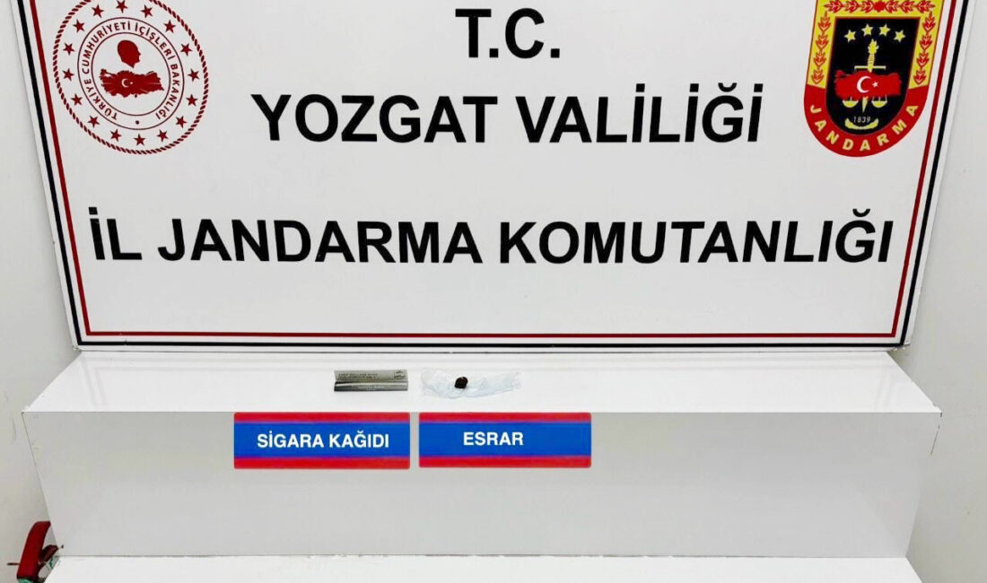Boğazlıyan ilçesinde uyuşturucu ile mücadele kapsamında gerçekleştirilen müşterek operasyonda 2