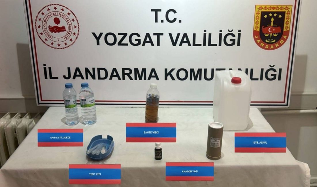 Yozgat İl Jandarma Komutanlığı ekipleri tarafından Şefaatli ilçesinde sahte ve