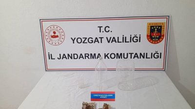 Yozgat İl Jandarma Komutanlığı ekipleri, uyuşturucuyla mücadele kapsamında başarılı bir