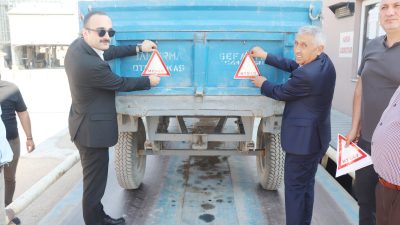 Şefaatli Kaymakamı Oğuzhan Yazar ve Şefaatli Belediye Başkanı Zeki Bozkurt,