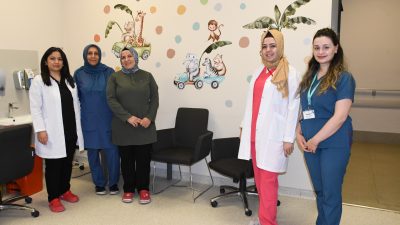 Yozgat Şehir Hastanesi, çocuk hastaların hastane korkularını yenmeleri ve kendilerini