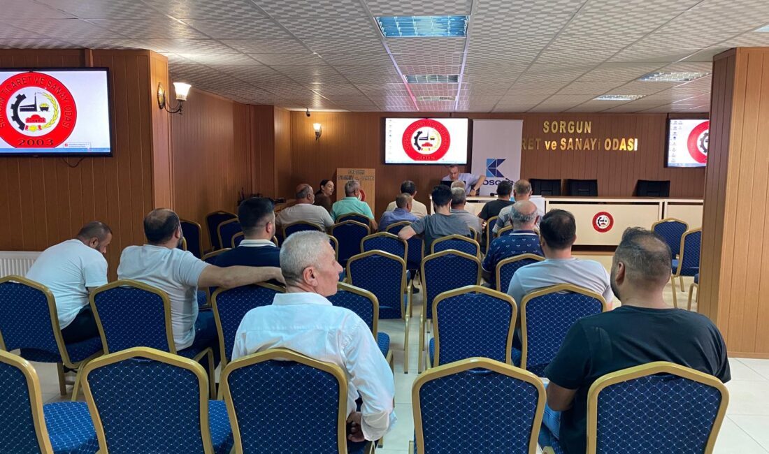 Sorgun Ticaret ve Sanayi Odası (TSO) ev sahipliğinde, KOSGEB Yozgat