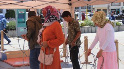 Türkiye Geleneksel Spor Dalları Federasyonu tarafından hazırlanan “Geleneksel Oyunlar Tırı”,