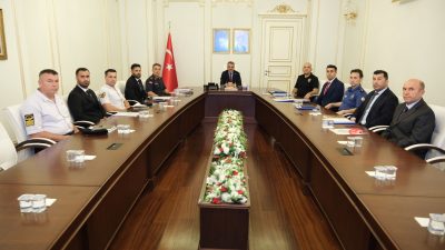 Yozgat Valisi Mehmet Ali Özkan başkanlığında, İl Jandarma Komutanı Kıdemli