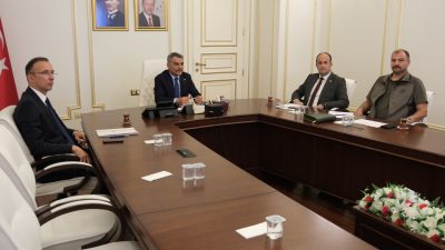 Yozgat Valisi Mehmet Ali Özkan, İçişleri Bakanı Ali Yerlikaya başkanlığında