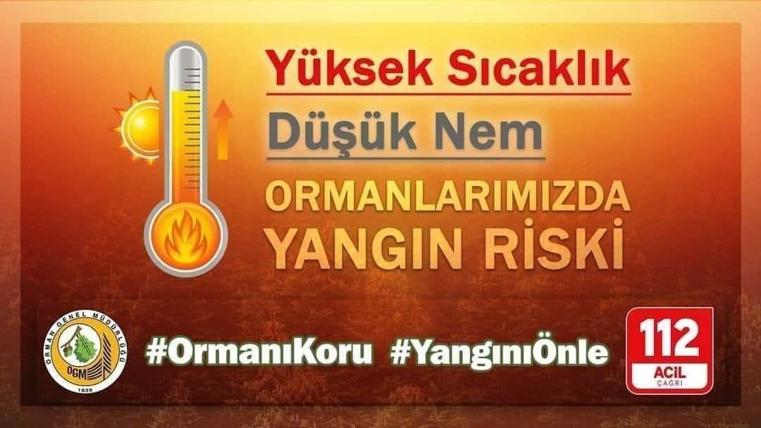 Artan hava sıcaklıkları ve düşen nem oranı nedeniyle Yozgat’ta orman