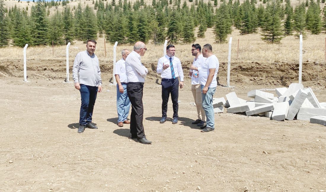 Yerköy Belediye Başkanı Fatih Arslan, Beyazıtoğlu Çiftliği sınırları içerisinde yapımı