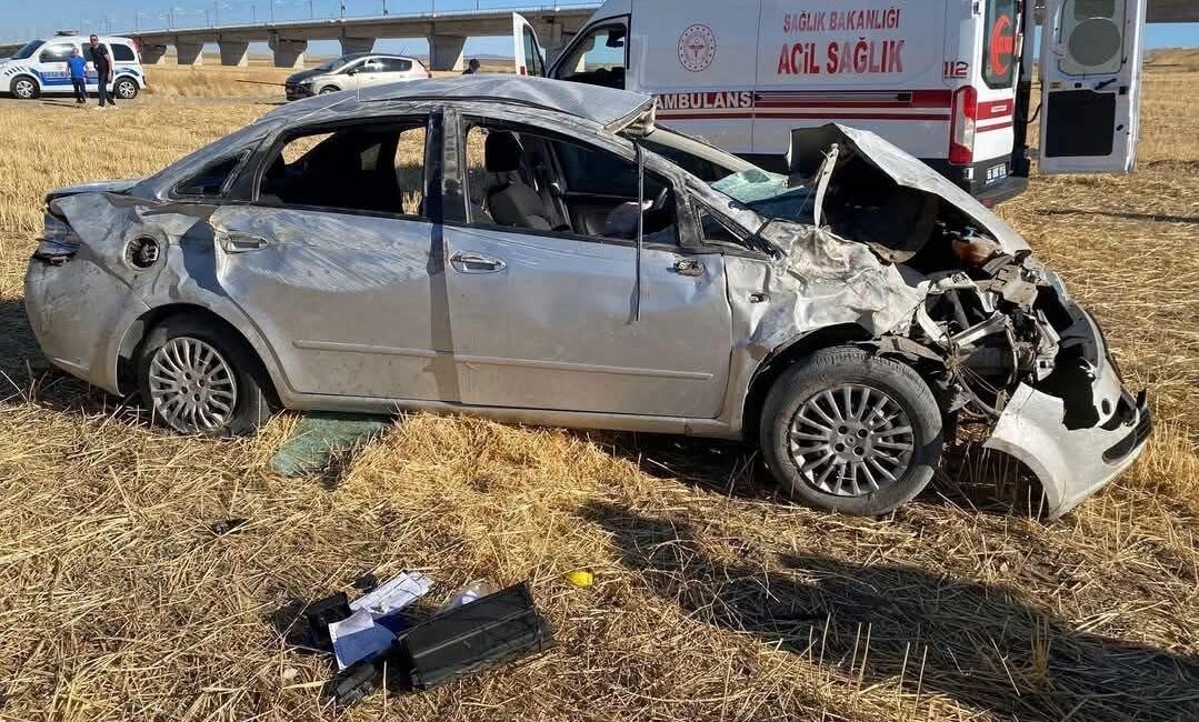 Yerköy Kırıkkale  yolunda sabah saatlerinde meydana gelen trafik kazasında