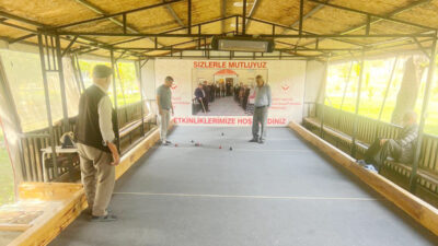 Yozgat’ta Alparslan Türkeş Huzurevi’nde kalan ulu çınarların katılımıyla düzenlenen Bocce