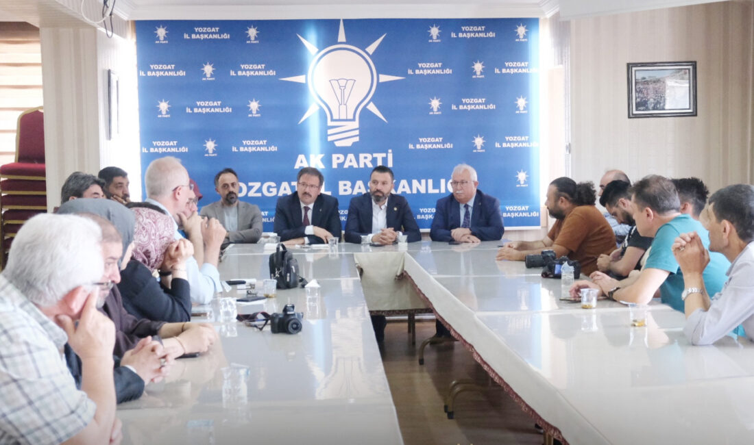 AK Parti Yozgat Milletvekili Süleyman Şahan, “AK Parti’nin kurulduğu günden