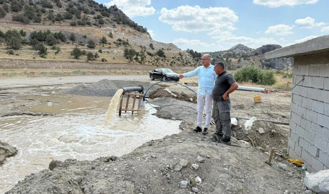 Çekerek Belediye Başkanı Üzeyir İnce, ilçede yürütülen içme suyu sondaj