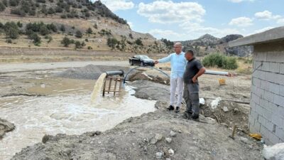 Çekerek Belediye Başkanı Üzeyir İnce, ilçede yürütülen içme suyu sondaj