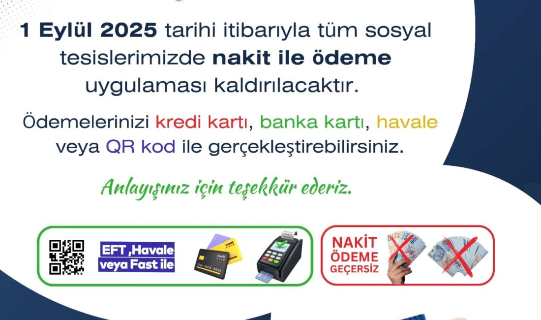Çekerek Belediye Başkanı Üzeyir İnce, sosyal tesislerde ödeme sisteminde nakit