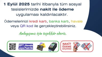 Çekerek Belediye Başkanı Üzeyir İnce, sosyal tesislerde ödeme sisteminde nakit