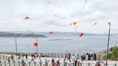 Lavanta adasında uçurtma şenliği düzenlendi