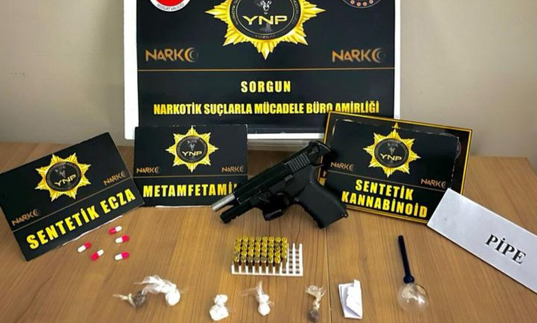 Yozgat İl Emniyet Müdürlüğü Narkotik Suçlarla Mücadele Şube Müdürlüğü ekipleri,