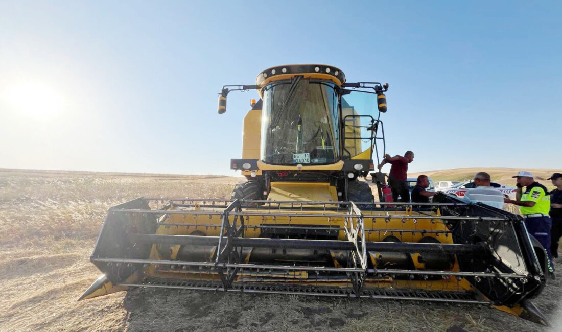 Sarıkaya ilçesi Çayıralan İl yolu üzerinde gerçekleştirilen denetimlerde, biçerdöver sürücüleri