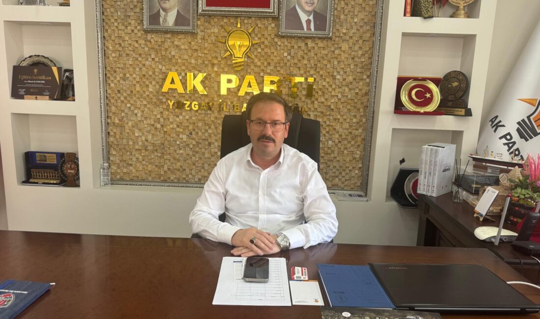 AK Parti Yozgat İl Başkanı Hasan Kandemir, partisinin 24. kuruluş