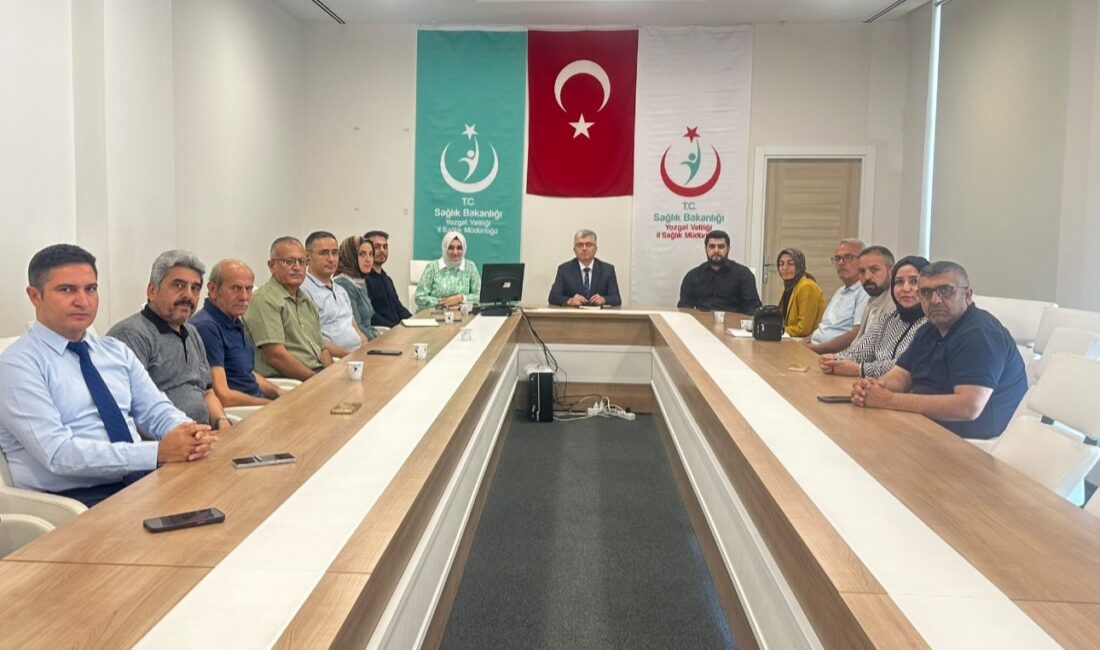 Yozgat İl Sağlık Müdürü Dr. Mehmet Akif Karaarslan başkanlığında, iş