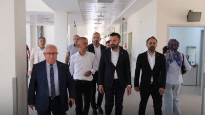 AK Parti Yozgat Milletvekili Süleyman Şahan, beraberinde AK Parti Yozgat